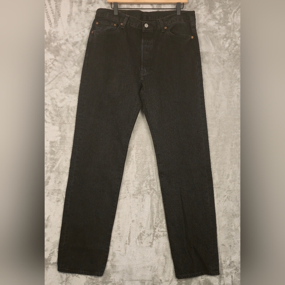 NWOT Denim Tears + Levi 501 DT Black Straight Leg Jeans Mens 34x34 Button Fly